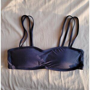 NWOT J. Crew Navy Bandeau Bikini Top (M)
